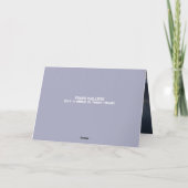 SPECIAL MOM & DAD CHRISTMAS CARD BEDANKKAART (Achterkant)