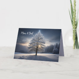 SPECIAL MOM & DAD CHRISTMAS CARD BEDANKKAART