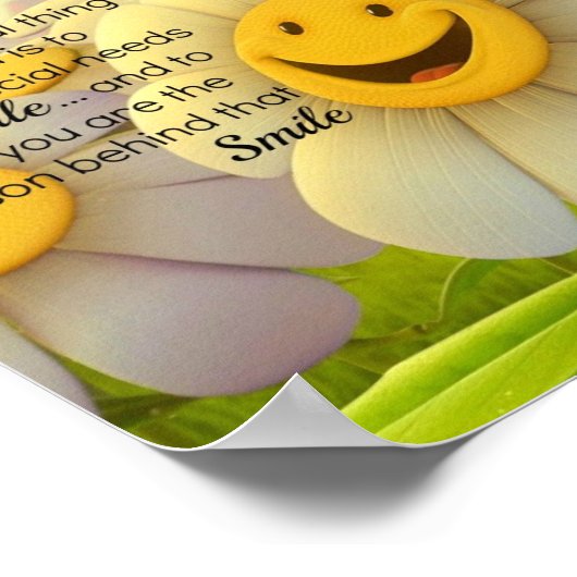 Special Needs Smile Poster (Hoek)