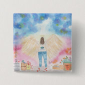 Special Neighbor In Need Pin Vierkante Button 5,1 Cm (Voorkant)