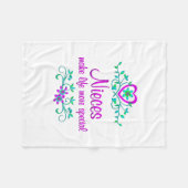 Special Niece Fleece Deken (Voorkant (Horizontaal))