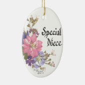 Special Niece Keramisch Ornament (Rechts)