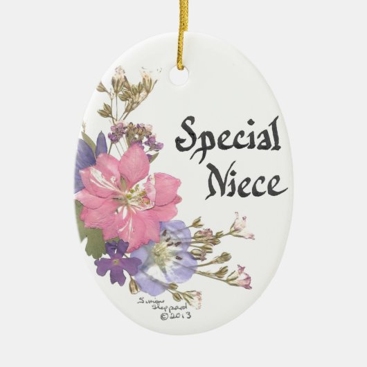 Special Niece Keramisch Ornament (Voorkant)