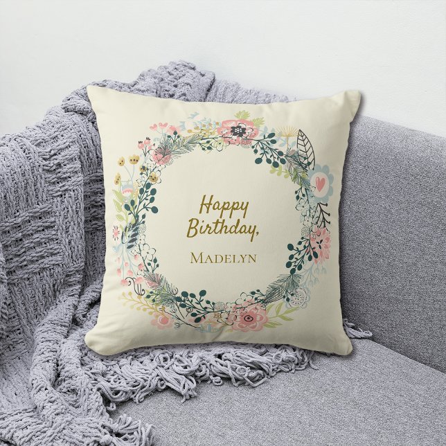 Special Occasions Birthday Anniversary Customize Kussen (Creator heeft geüpload)