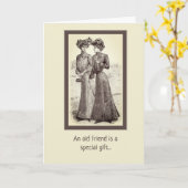 Special Old Friends wenskaart Kaart (Gele Bloem)