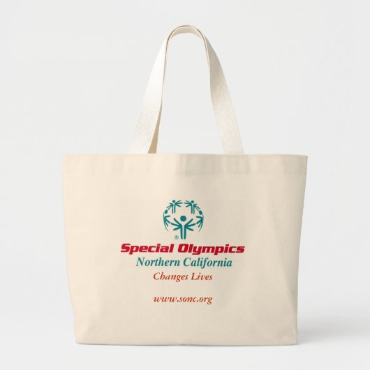 Special Olympics canvas tas (Voorkant)