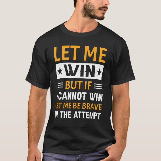 Special Olympics Let Me Win 1 T-shirt (Voorkant)