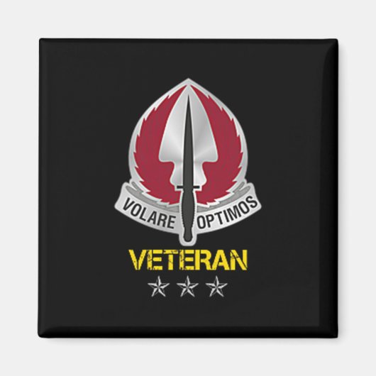 Special Operations Aviation Command Logo Veteraan Magneet (Voorkant)