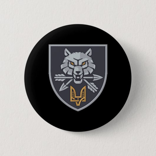 Special Operations Forces Command Oekraïne Oekraïe Ronde Button 5,7 Cm (Voorkant)