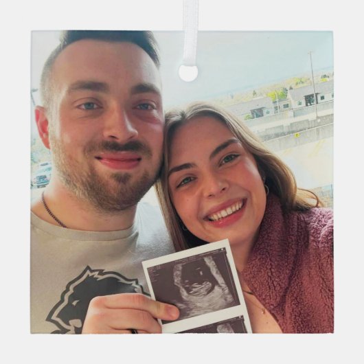 Special Order Dylan B Glass Ornament (Achterkant)