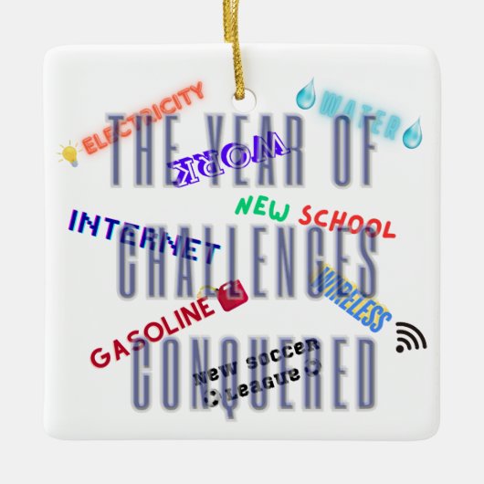 Special Order New Challenges Ornament (Voorkant)