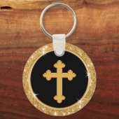 Special Order Orthodox Cross Souvenir Sleutelhanger (Achterkant)