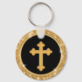 Special Order Orthodox Cross Souvenir Sleutelhanger (Achterkant)