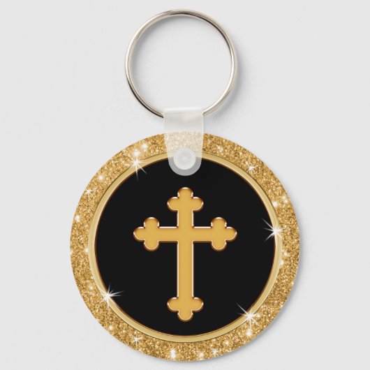 Special Order Orthodox Cross Souvenir Sleutelhanger (Achterkant)