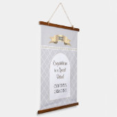 Special! Personalized BIG retirement  Hanging Tape Hangend Wandkleed (Gebogen)