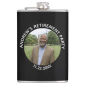 Special Photo Elegant Retirement Party Heupfles (Voorkant)