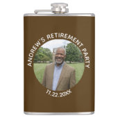 Special Photo Elegant Retirement Party Heupfles (Voorkant)