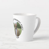 Special Photo Elegant Retirement Party Latte Mok (Rechterhoek)