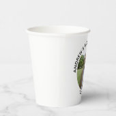 Special Photo Elegant Retirement Party Papieren Bekers (Rechts)