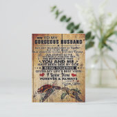 Special Present For Dad | To My Husband Letter | Kaart (Staand voorkant)