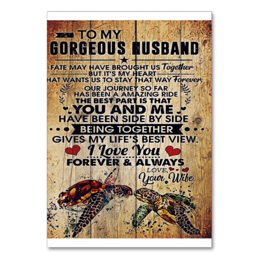 Special Present For Dad | To My Husband Letter | Kaart (Voorkant)