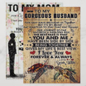 Special Present For Dad | To My Husband Letter | Menu (Voorkant / Achterkant)