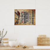 Special Present For Dad | To My Husband Letter | Poster (Keuken)