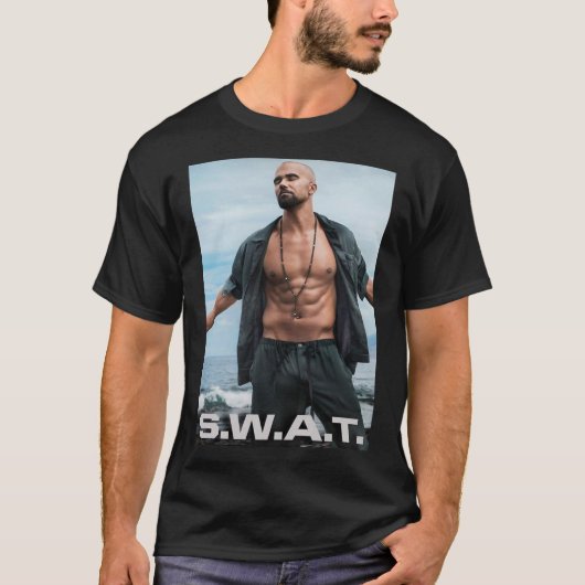 Special Present Shemar Moore Gift Movie Fans Class T-shirt (Voorkant)