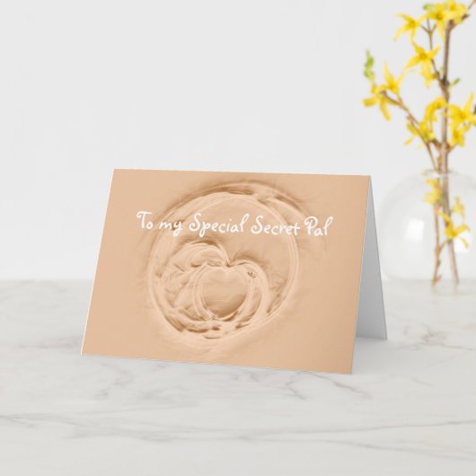 Special Secret Pal Kaart (Gele Bloem)