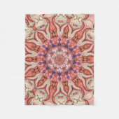 Special Seven Pinks Mandala Small Fleece Blanket (Voorkant)