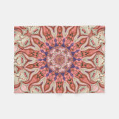 Special Seven Pinks Mandala Small Fleece Blanket Deken (Voorkant (Horizontaal))