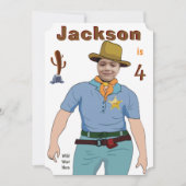 Special Sheriff Kinder Cowboy Originele Foto Kaart (Voorkant)