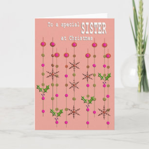 Special Sister Christmas Kaart