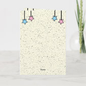 Special Sister giraffe kinder blauwe verjaardag Kaart (Achterkant)