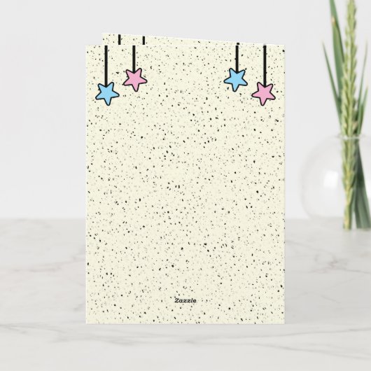 Special Sister giraffe kinder blauwe verjaardag Kaart (Achterkant)