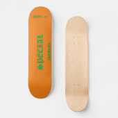 SPECIAL Skateboard orange (Voorkant)