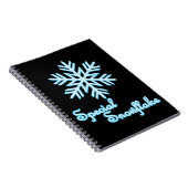 Special Snowflake Funny Kerstmis Notitieboek (Rechterzijde)