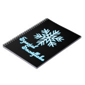 Special Snowflake Funny Kerstmis Notitieboek (Linkerzijde)