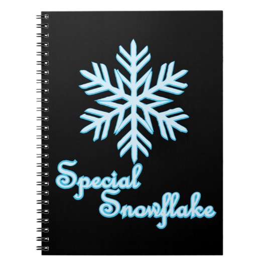 Special Snowflake Funny Kerstmis Notitieboek (Voorkant)