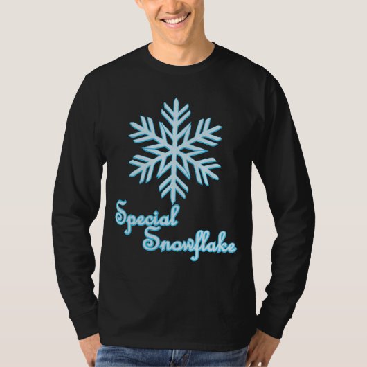 Special Snowflake Funny Kerstmis T-shirt (Voorkant)