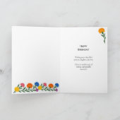 Special Someone Carnation Flowers Birthday Card Kaart (Binnen)