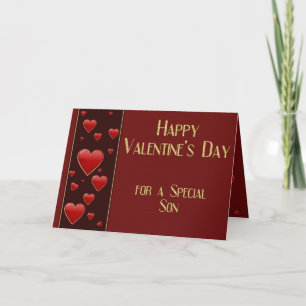 Special Son Masculine Valentijn Kaart