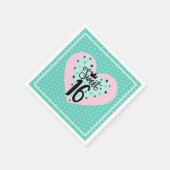 Special Sweet 16 Birthday  Servet (Hoek)