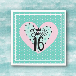Special Sweet 16 Verjaardag  Servet