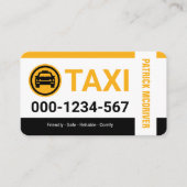 Special Taxi Borders Cab Service Visitekaartje (Voorkant)