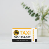 Special Taxi Borders Cab Service Visitekaartje (Staand voorkant)