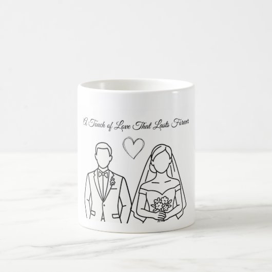 special wedding couple mug koffiemok (Center)