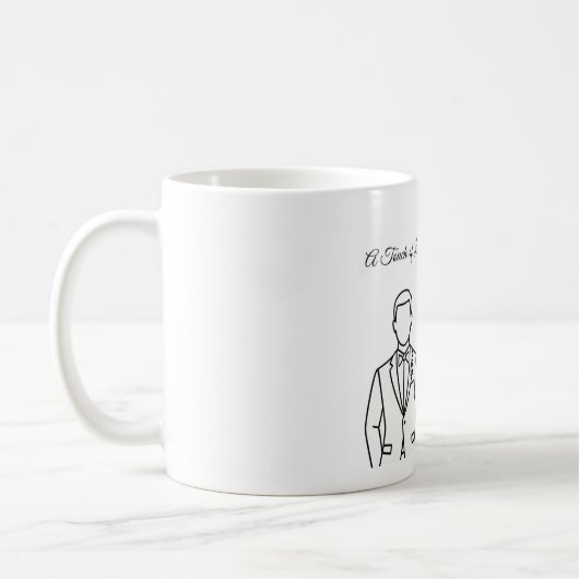 special wedding couple mug koffiemok (Links)