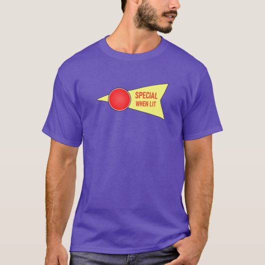 "Special When Lit" flipperkast T-shirt (Voorkant)