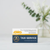 Special Yellow Taxi Line Private Hire Driver Visitekaartje (Staand voorkant)